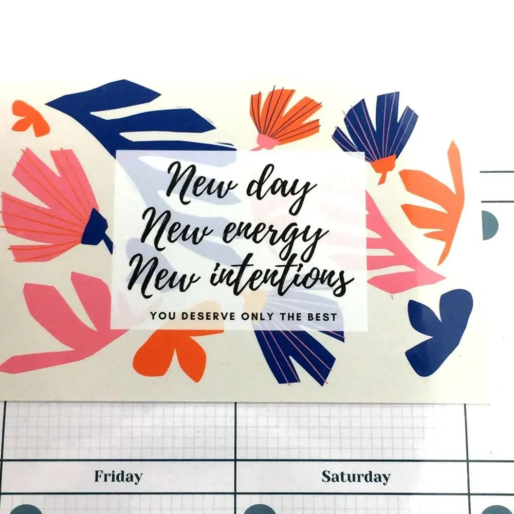 Weekly Task Planner Pad Tear Off 52 Pages Undated 8.5